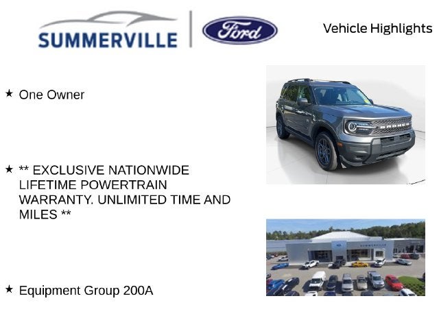 2025 Ford Bronco Sport Big Bend