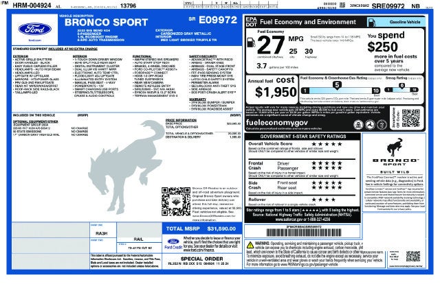 2025 Ford Bronco Sport Big Bend