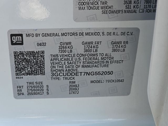 2022 Chevrolet Silverado 1500 LT LT1