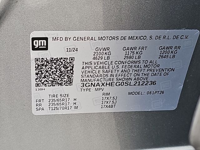 2025 Chevrolet Equinox LT