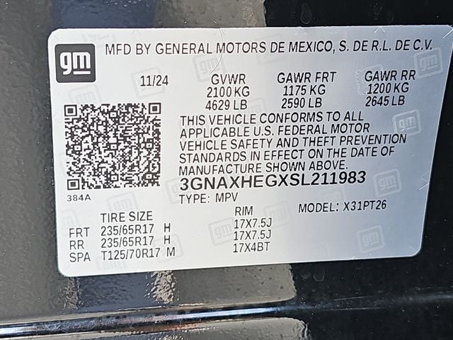 2025 Chevrolet Equinox LT