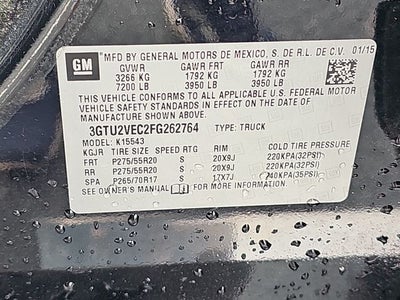 2015 GMC Sierra 1500 SLT