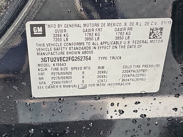 2015 GMC Sierra 1500 SLT