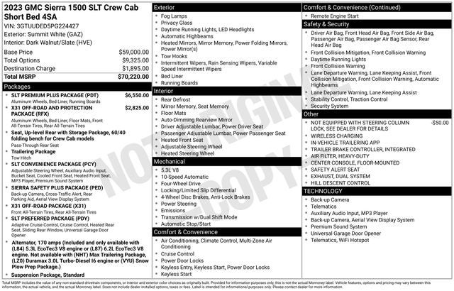 2023 GMC Sierra 1500 SLT