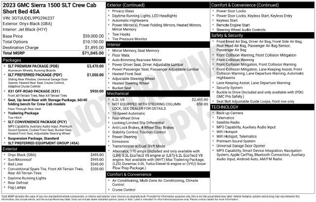 2023 GMC Sierra 1500 SLT