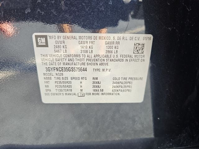 2016 Cadillac SRX Performance