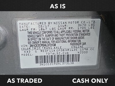 2017 Nissan Versa Note SV