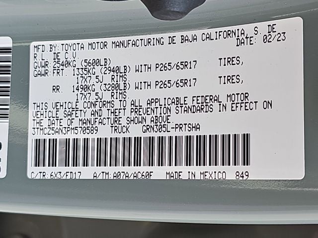 2023 Toyota Tacoma TRD Sport V6