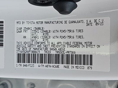 2023 Toyota Tacoma SR5