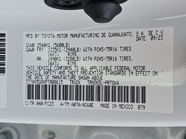 2023 Toyota Tacoma SR5