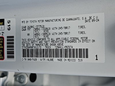 2024 Toyota Tacoma SR