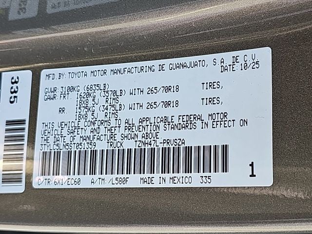 2025 Toyota Tacoma Hybrid Trailhunter