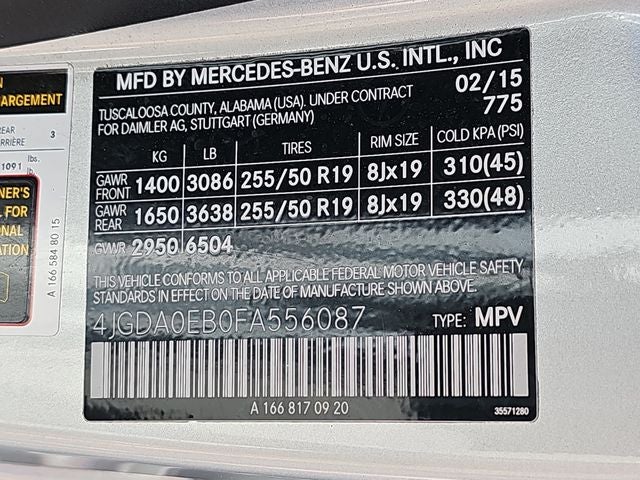 2015 Mercedes-Benz M-Class ML 250 BlueTEC®