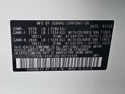 2024 Subaru Outback Limited XT