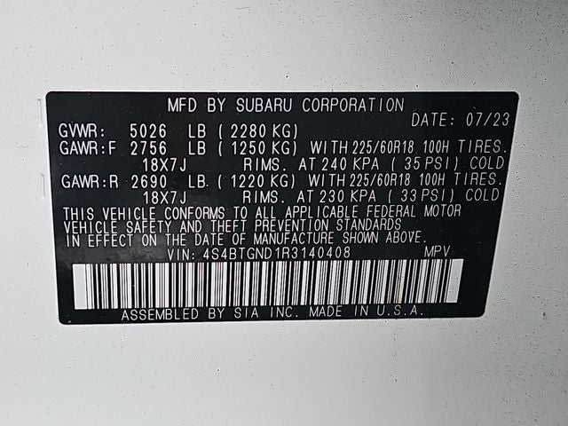 2024 Subaru Outback Limited XT