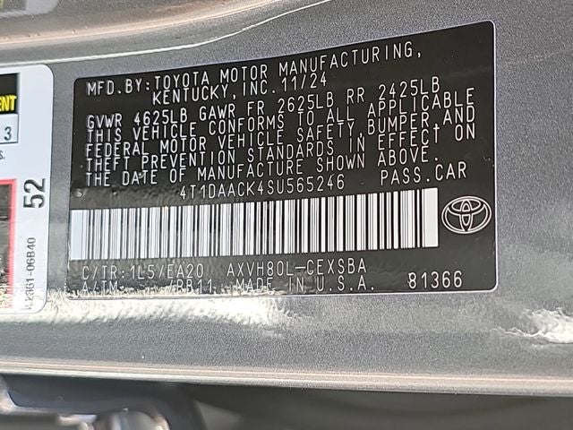 2025 Toyota Camry SE
