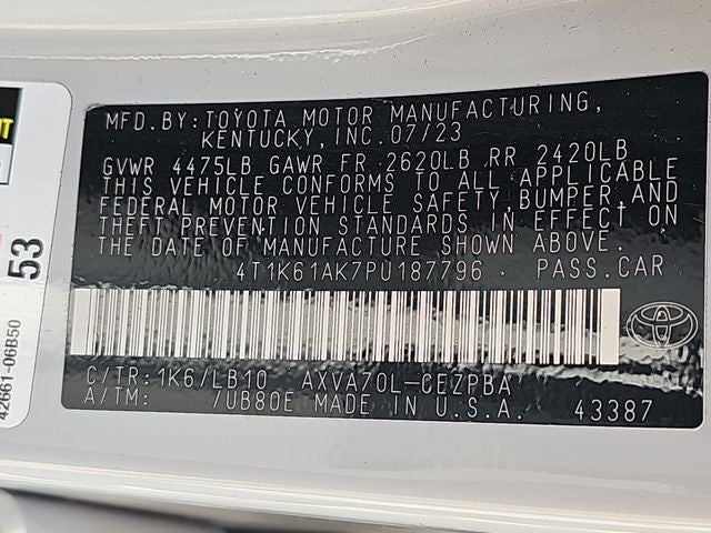 2023 Toyota Camry XSE