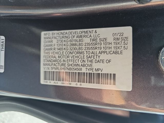 2022 Honda Odyssey Elite