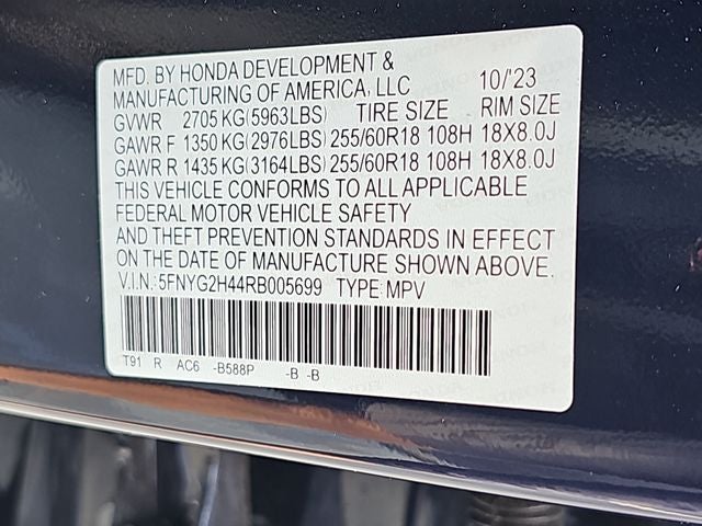 2024 Honda Pilot EX-L 8 Passenger