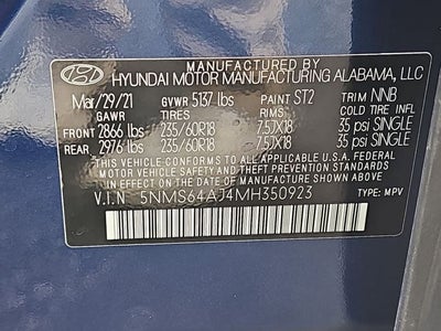 2021 Hyundai Santa Fe SEL