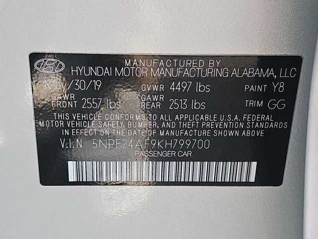 2019 Hyundai Sonata SE