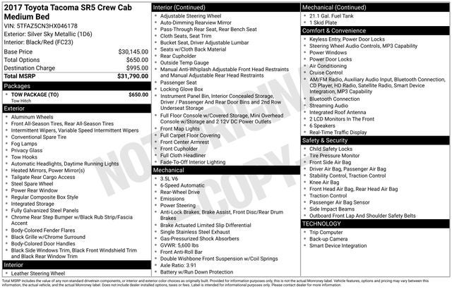 2017 Toyota Tacoma SR5