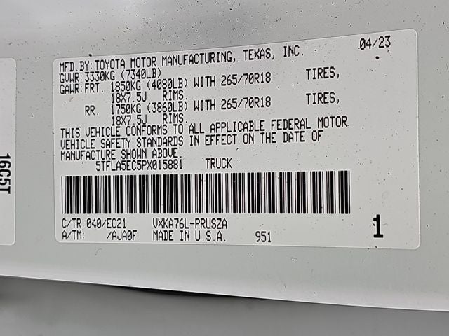 2023 Toyota Tundra SR5