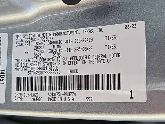 2023 Toyota Tundra Platinum
