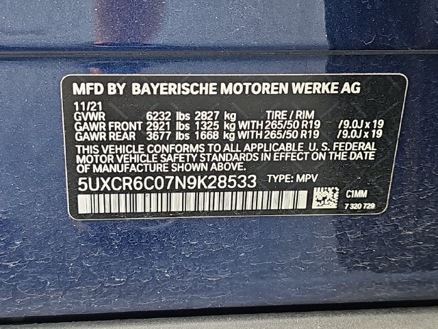 2022 BMW X5 xDrive40i