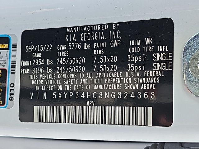 2022 Kia Telluride EX