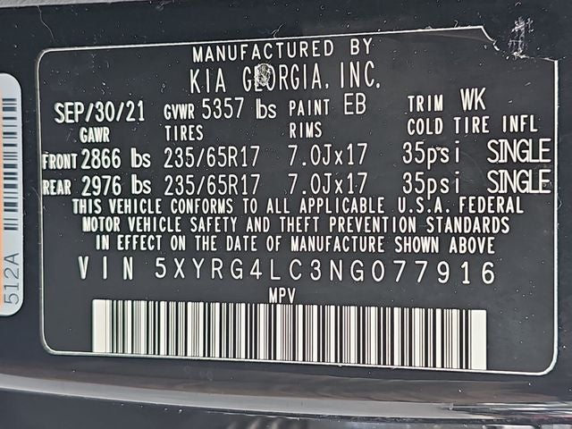 2022 Kia Sorento LX