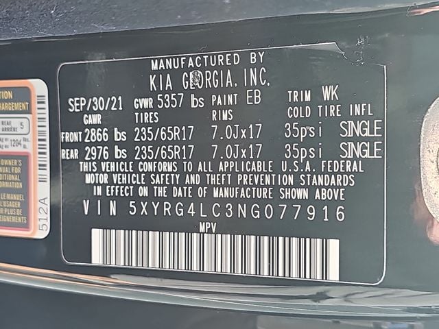 2022 Kia Sorento LX