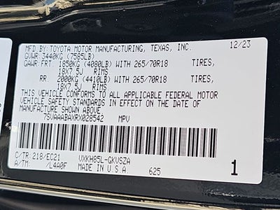 2024 Toyota Sequoia SR5
