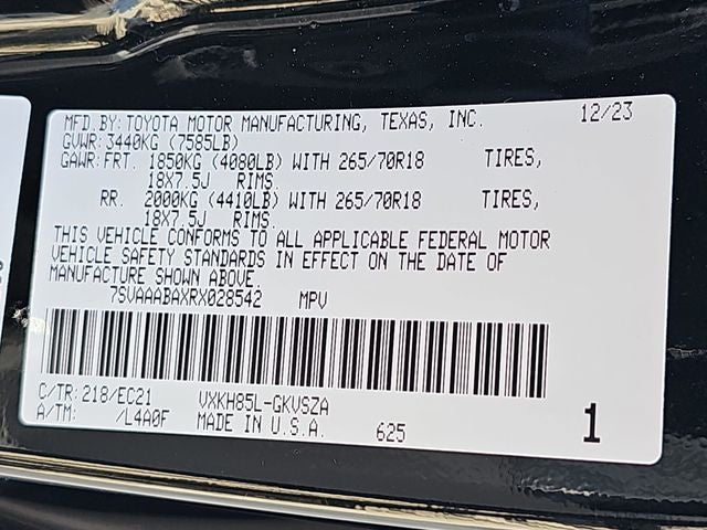 2024 Toyota Sequoia SR5
