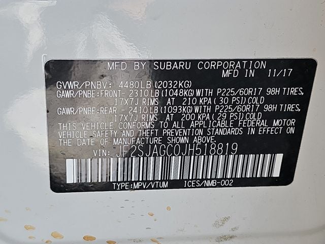 2018 Subaru Forester 2.5i Premium