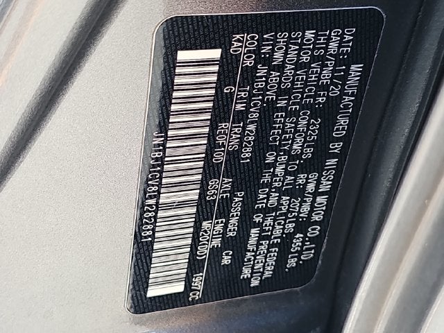 2020 Nissan Rogue Sport SV