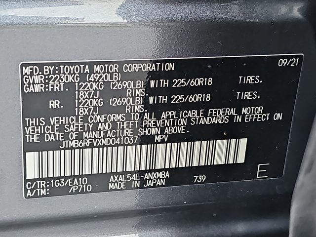 2021 Toyota RAV4 Hybrid XLE Premium