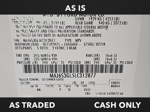 2020 Ford EcoSport SE