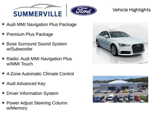 2017 Audi A6 2.0T Premium Plus quattro