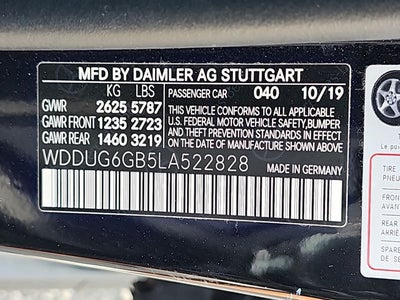 2020 Mercedes-Benz S-Class S 450