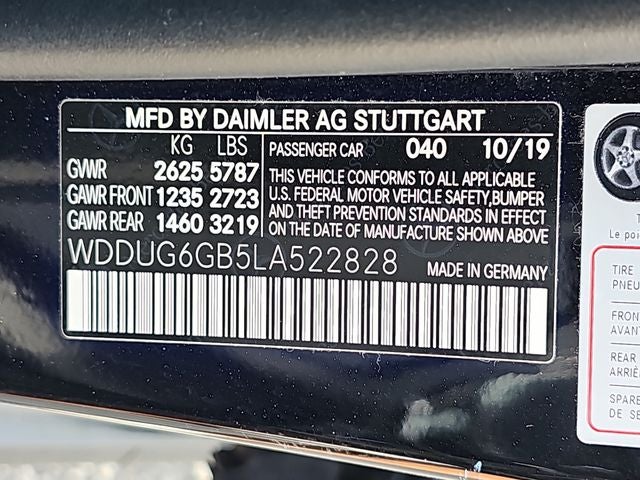 2020 Mercedes-Benz S-Class S 450