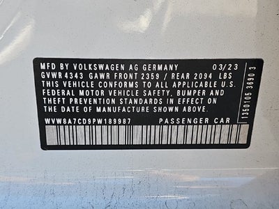 2023 Volkswagen Golf GTI 2.0T 40th Anniversary Edition