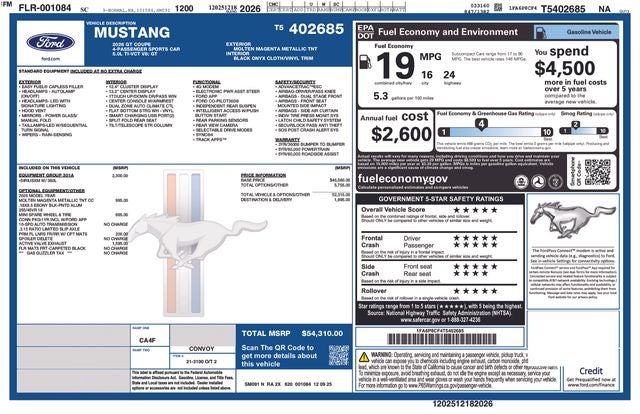 2026 Ford Mustang GT