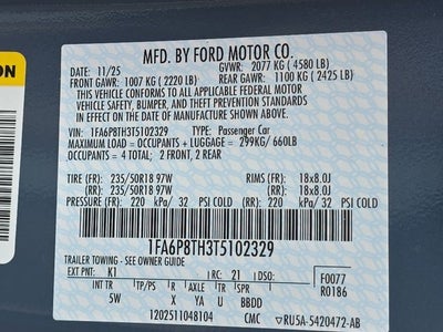 2026 Ford Mustang EcoBoost Premium