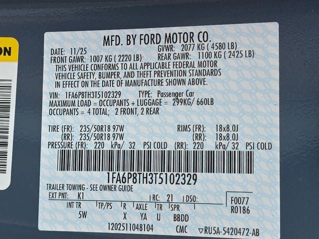 2026 Ford Mustang EcoBoost Premium