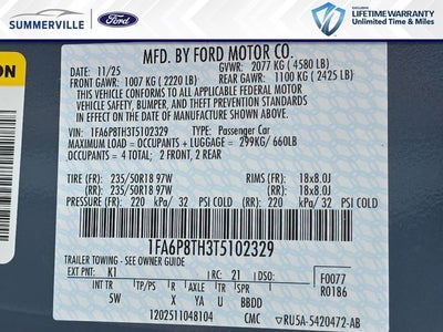 2026 Ford Mustang EcoBoost Premium