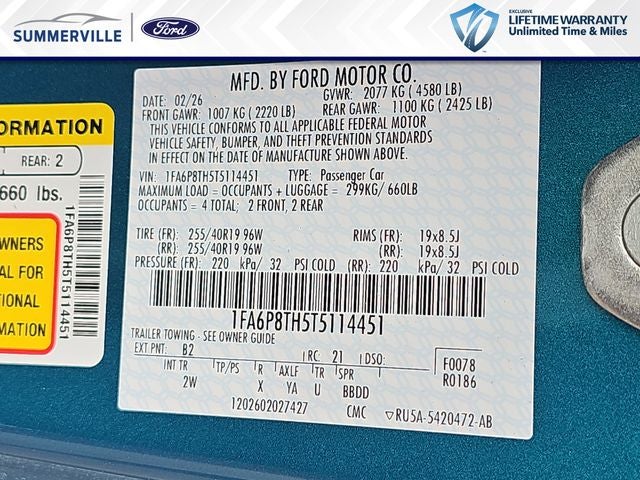 2026 Ford Mustang EcoBoost