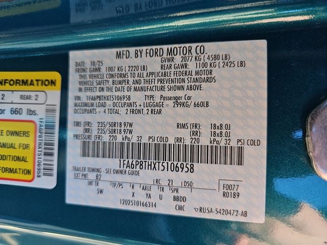 2026 Ford Mustang EcoBoost Premium