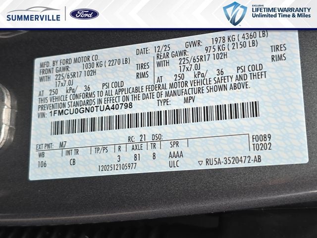 2026 Ford Escape Active