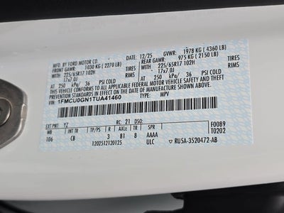 2026 Ford Escape Active